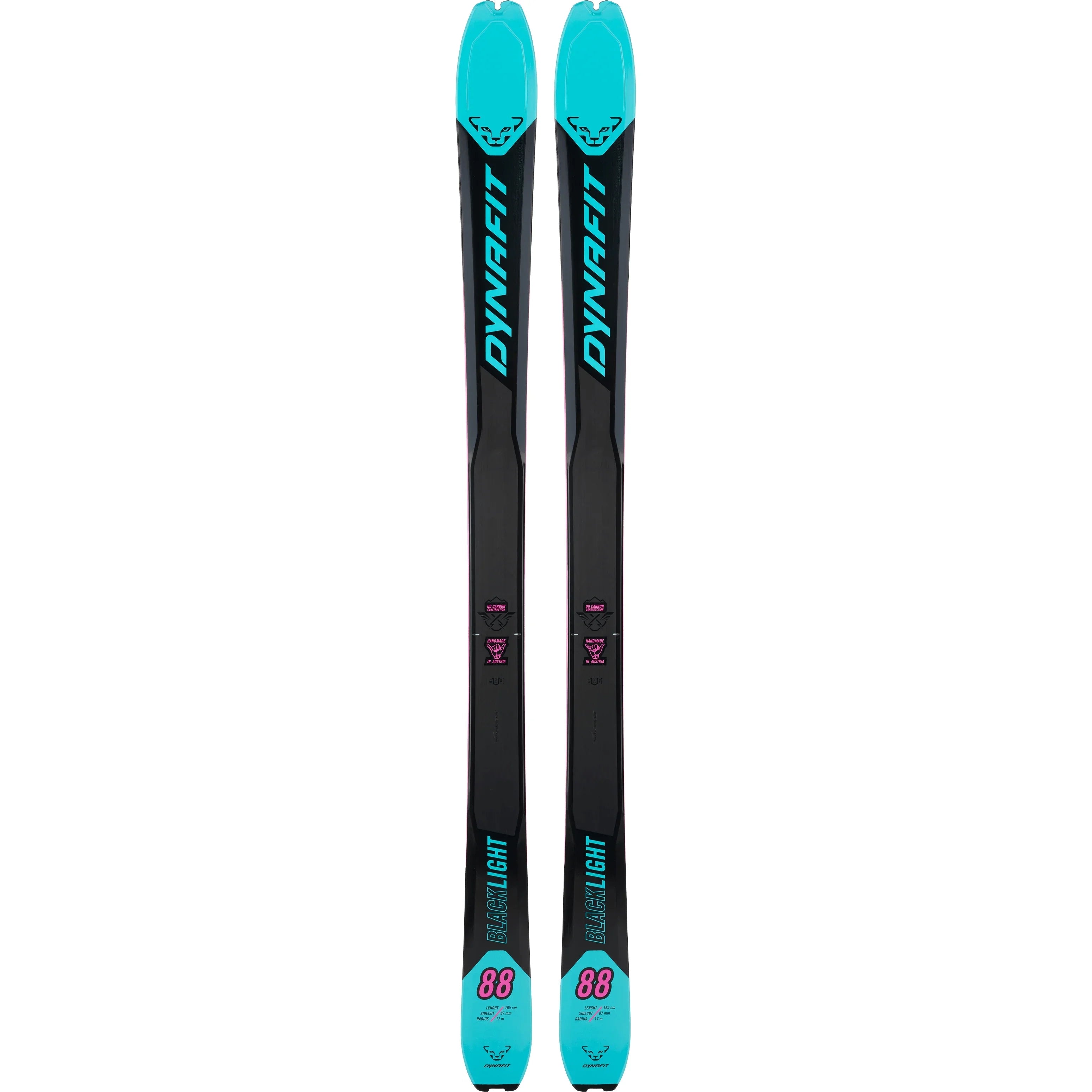 Dynafit W Blacklight 88 Alpine Touring Ski Skis - Touring Skis - Ski Mountaineering - Womens Dynafit 151 Silvretta Blue/Carbon Black
