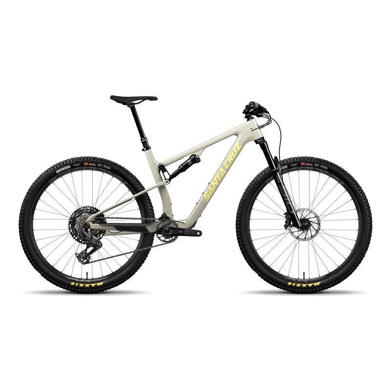 Santa Cruz Blur 4 C 29 70-Kit TR Bicycle - Mountain - XC Santa Cruz Bicycles Large Gloss Fog