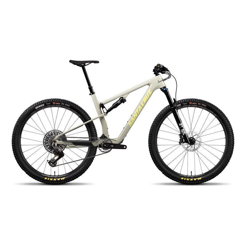 Santa Cruz Blur 4 C 29 90-Kit TR Bicycle - Mountain - XC Santa Cruz Bicycles Large Gloss Fog