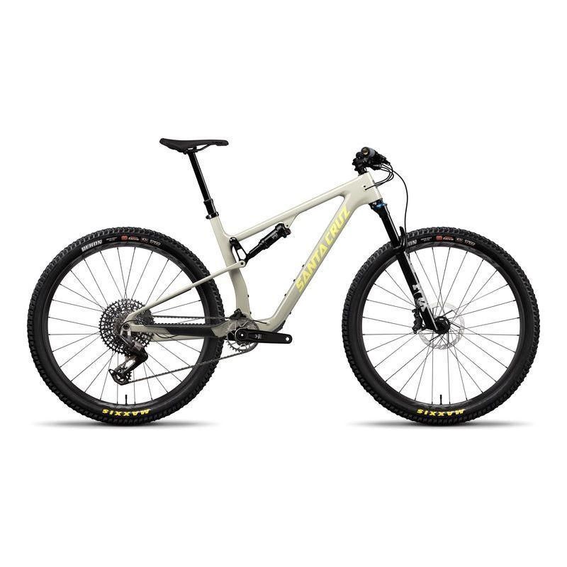 Santa Cruz Blur 4 C 29 90-Kit TR Bicycle - Mountain - XC Santa Cruz Bicycles Large Gloss Fog