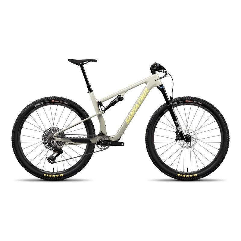 Santa Cruz Blur 4 C 29 90-Kit TR Bicycle - Mountain - XC Santa Cruz Bicycles Large Gloss Fog
