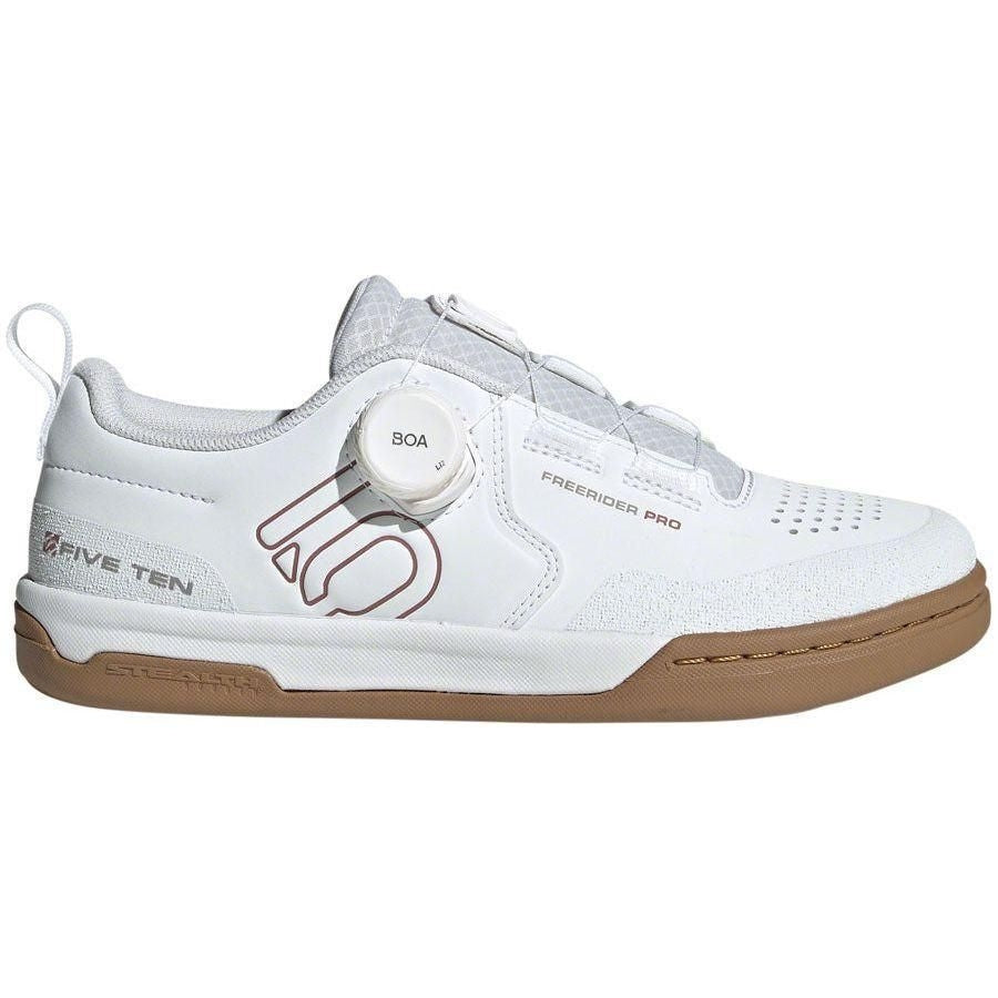 Five Ten Freerider Pro Boa W Cycling Shoes - Mountain Shoes - Womens Mountain Shoes Five Ten 5 FTWR White/Warm Clay/Gray Three