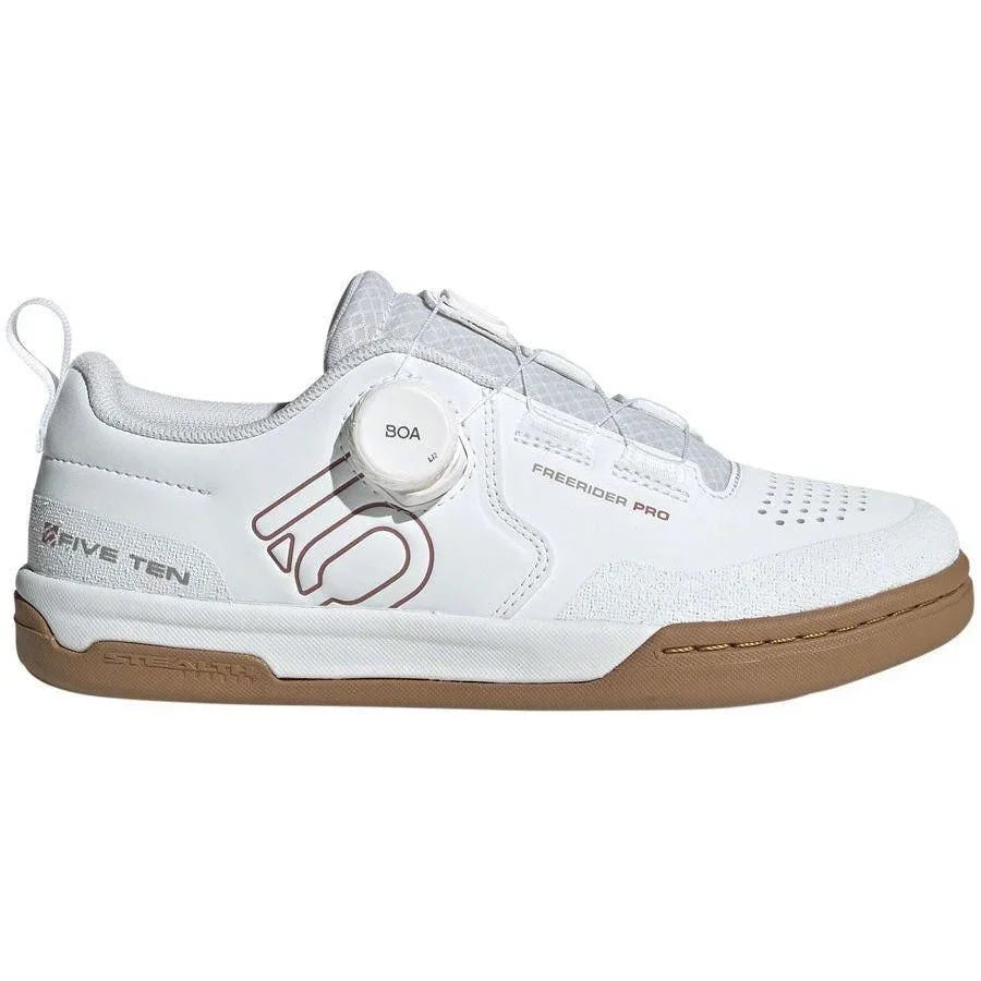 Five Ten Freerider Pro Boa W Cycling Shoes - Mountain Shoes - Womens Mountain Shoes Five Ten 5 FTWR White/Warm Clay/Gray Three