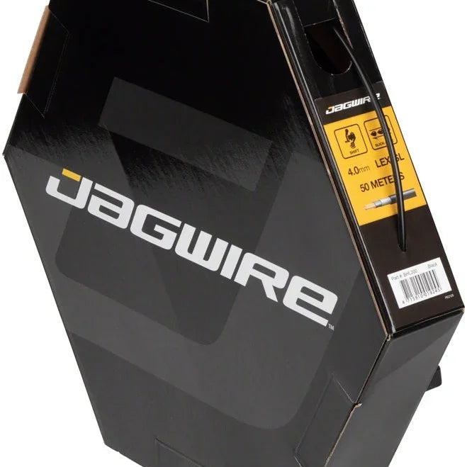 Jagwire 4mm Basics Derailleur Housing 50M File Box, Black Cycling Parts - Cable-Housing - derailleur cable Jagwire Default Title
