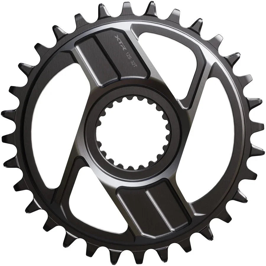 Shimano XTR SM-CRM96 1x Direct Mount Chainring - 32t, Shimano Direct Mount, For 12-Speed HG+ Chain, Fits M9200 and M9220 Crank, Dark Gray Cycling Parts - Chainring Shimano Default Title