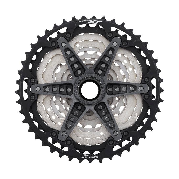 Shimano XT CS-M8100 Cassette - 12-Speed, 10-51t, Silver/Black, Micro Spline Cycling Parts - Cassette Shimano