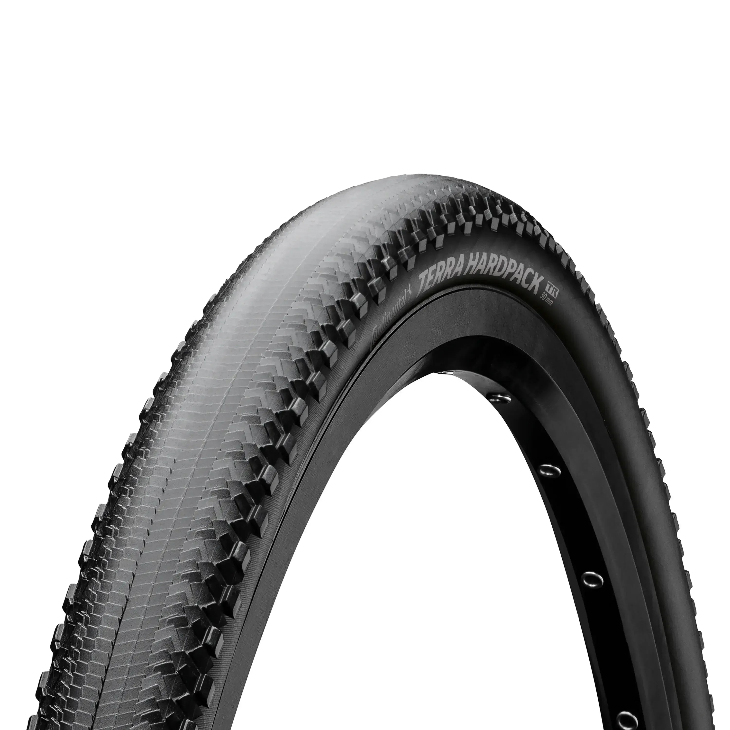 Continental Terra Hardpack Tire - 650b x 50, Tubeless, Folding, Black, PureGrip, ShieldWall System Tires and Tubes - Gravel Continental