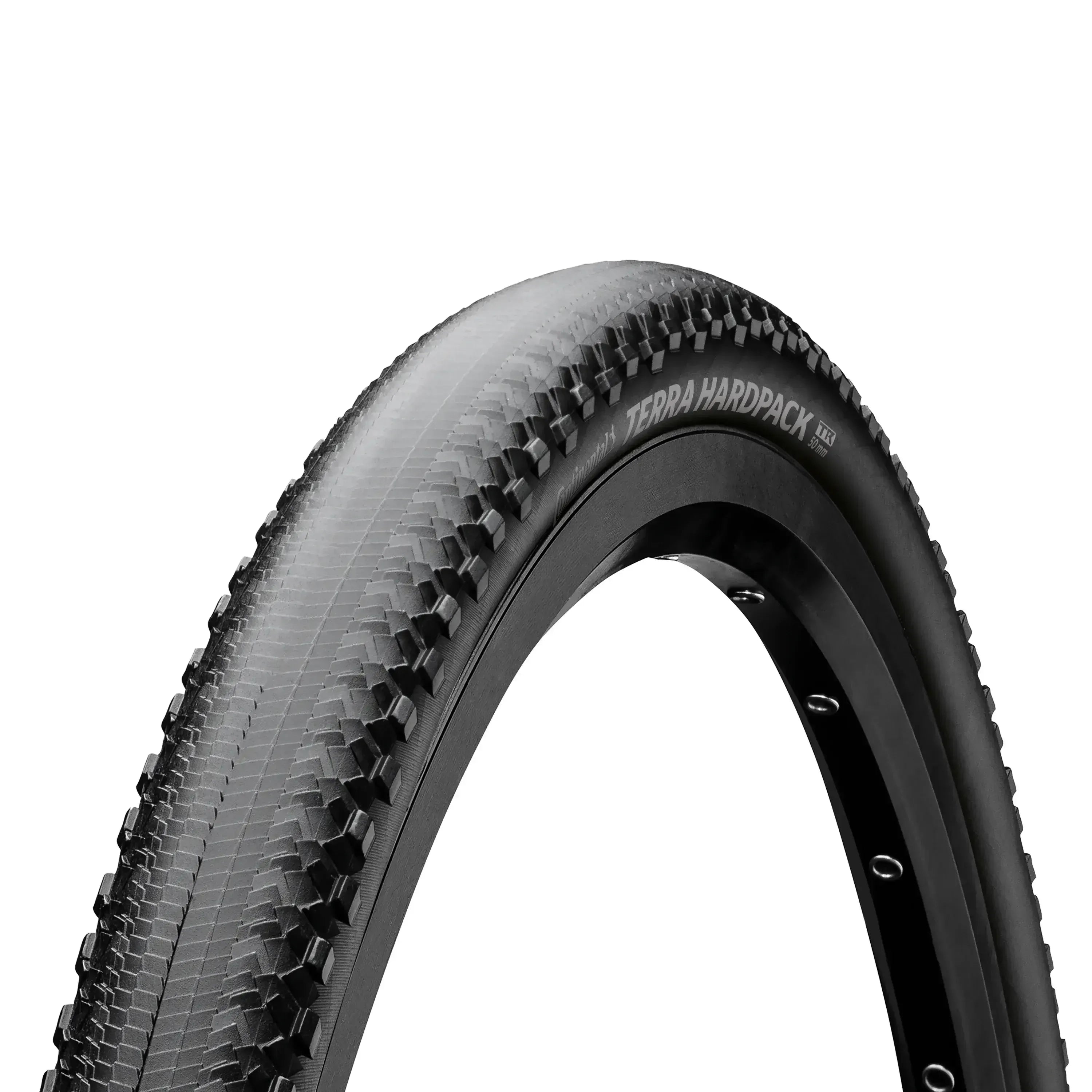 Continental Terra Hardpack Tire - 650b x 50, Tubeless, Folding, Black, PureGrip, ShieldWall System Tires and Tubes - Gravel Continental