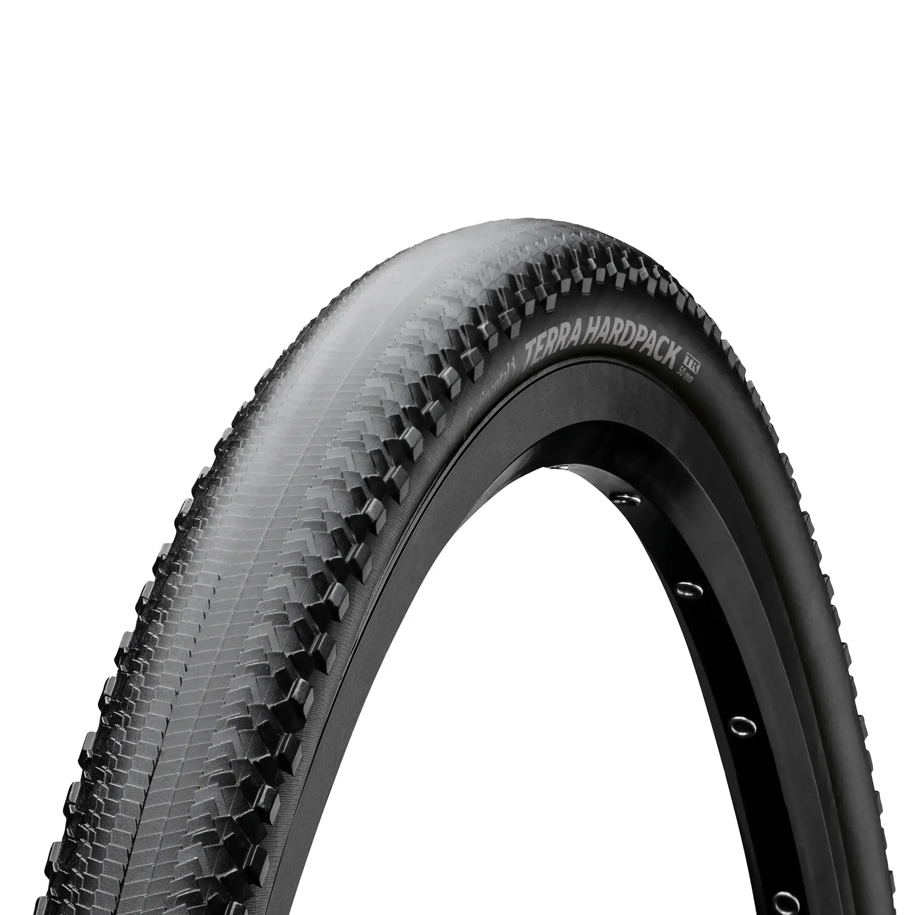 Continental Terra Hardpack Tire - 650b x 50, Tubeless, Folding, Black, PureGrip, ShieldWall System Tires and Tubes - Gravel Continental