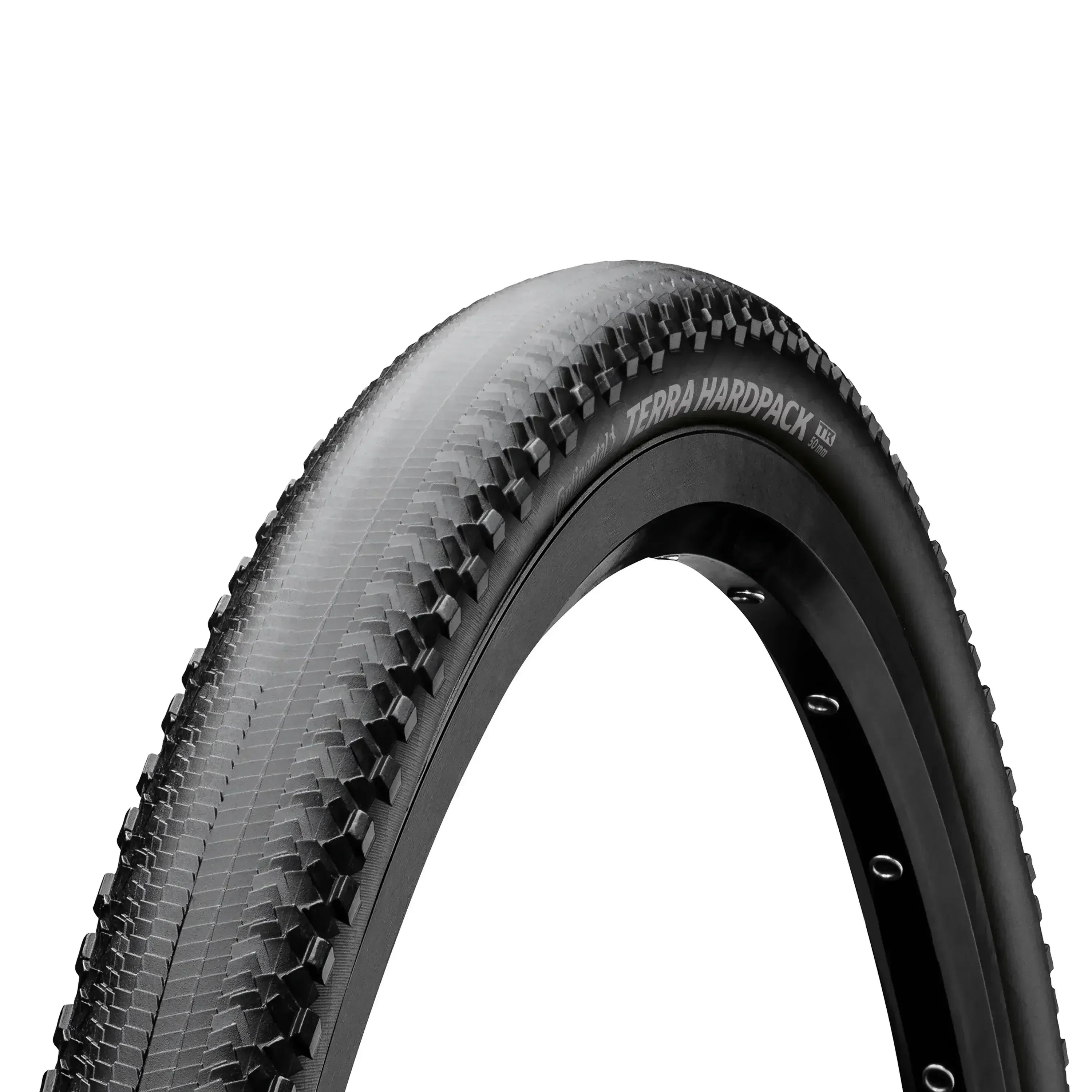 Continental Terra Hardpack Tire - 650b x 50, Tubeless, Folding, Black, PureGrip, ShieldWall System Tires and Tubes - Gravel Continental