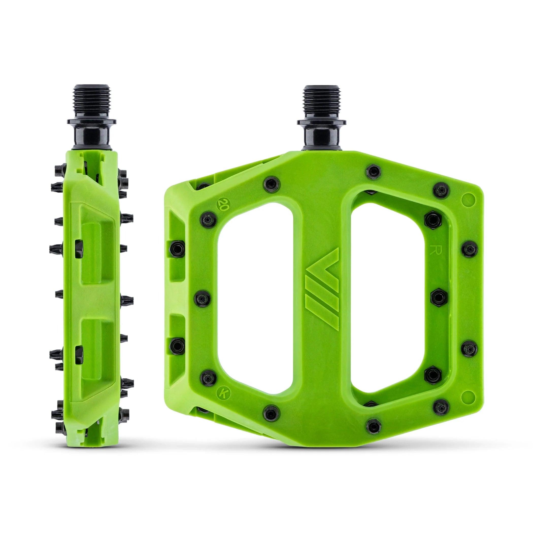 DMR V11 Pedals - Platform, Composite, 9/16" Cycling Parts - Pedal - Mountain Flat Pedal DMR Green