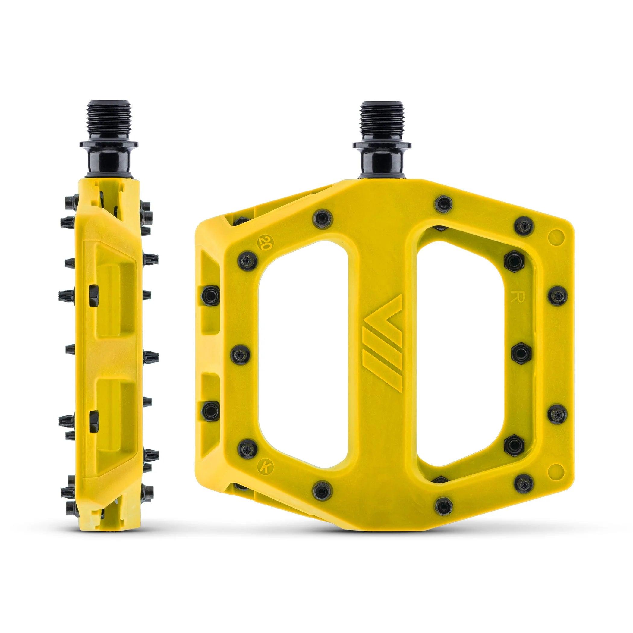 DMR V11 Pedals - Platform, Composite, 9/16" Cycling Parts - Pedal - Mountain Flat Pedal DMR Yellow