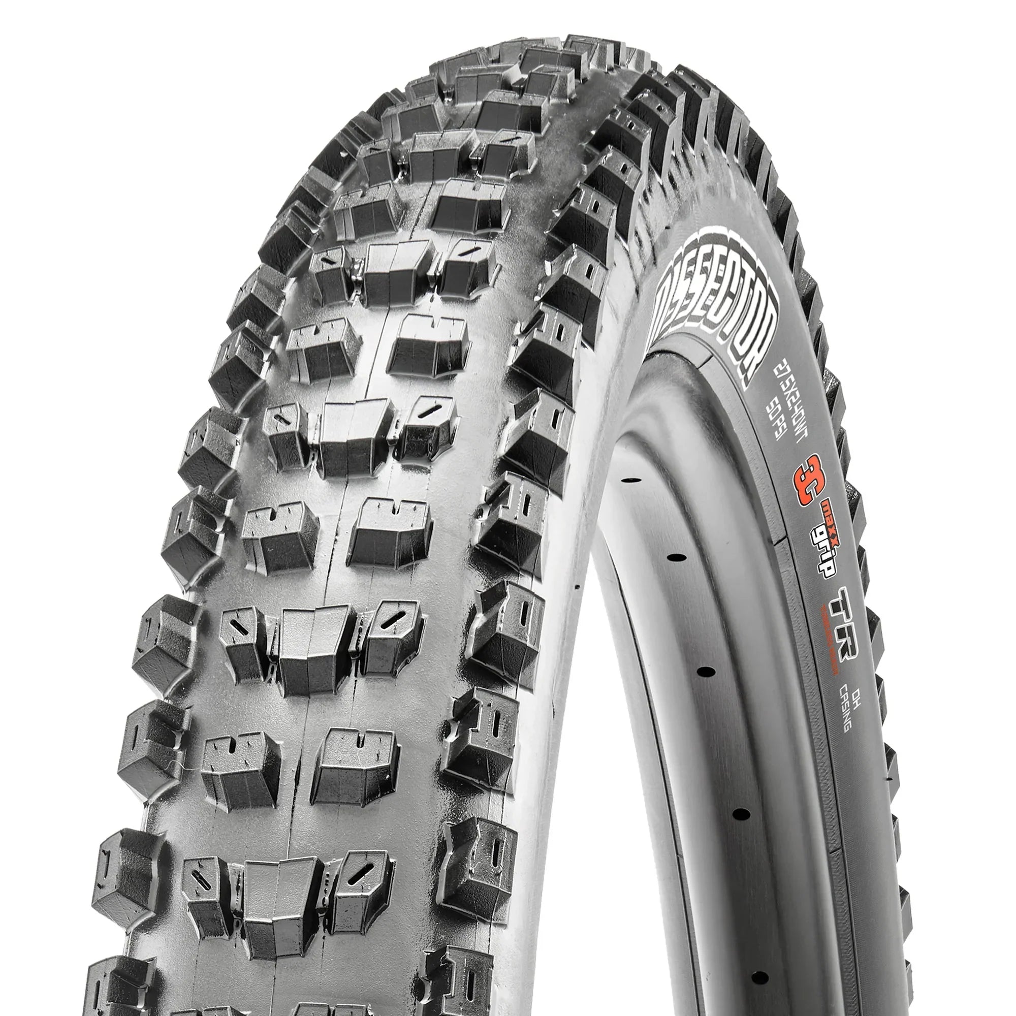 Maxxis Dissector 27.5x2.4 TR 3C Maxx Terra EXO+, WT 120tpi Tires and Tubes - Mountain Tires - 27.5" Maxxis