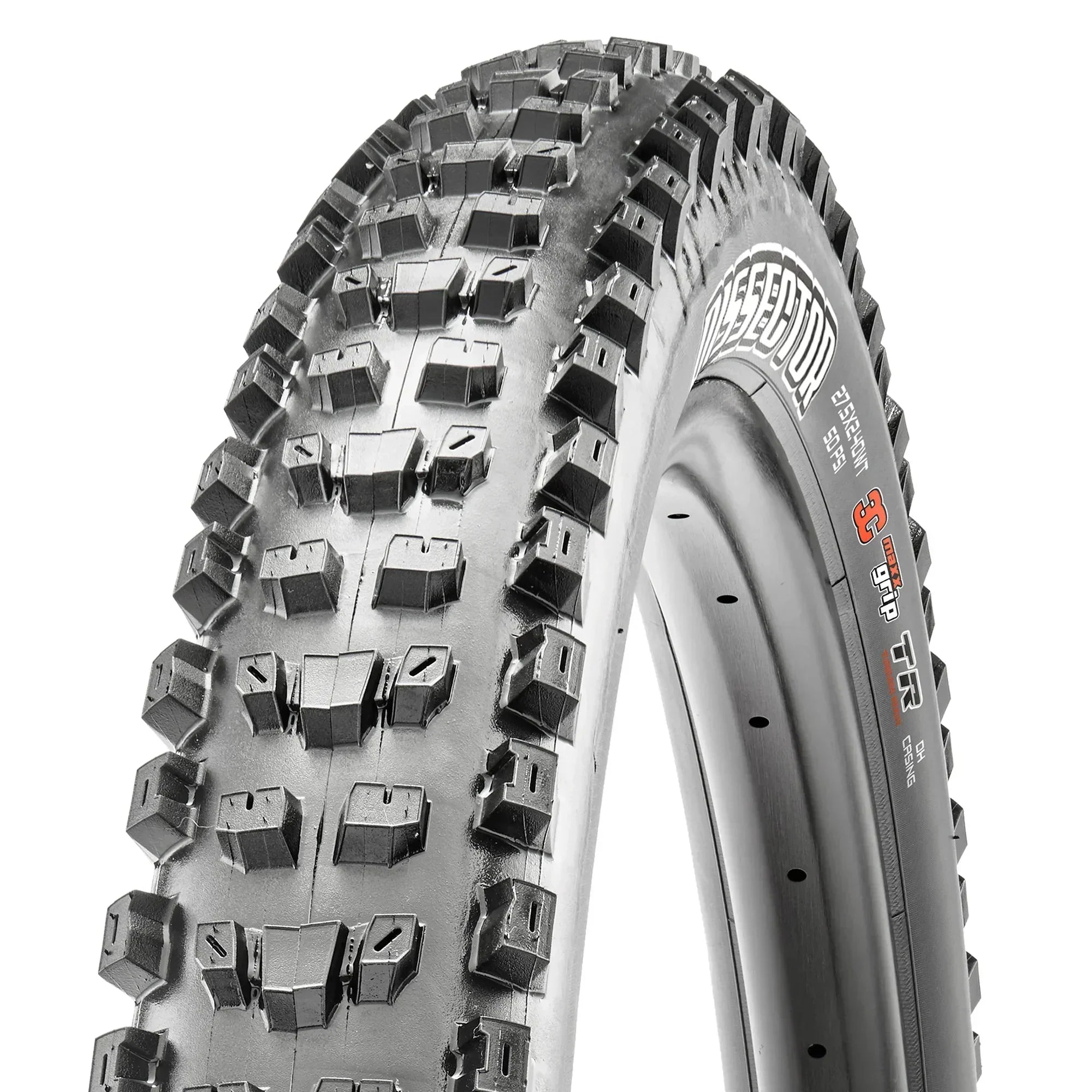 Maxxis Dissector 27.5x2.4 TR 3C Maxx Terra EXO+, WT 120tpi Tires and Tubes - Mountain Tires - 27.5" Maxxis