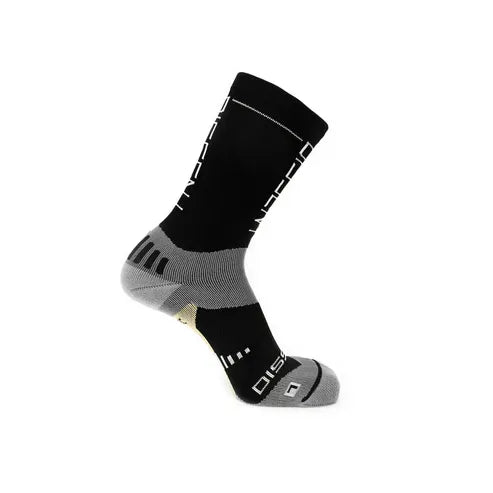 Dissent Supercrew Comp - Nano + Copper 8" Bike Sock Cycling Apparel - Socks Dissent