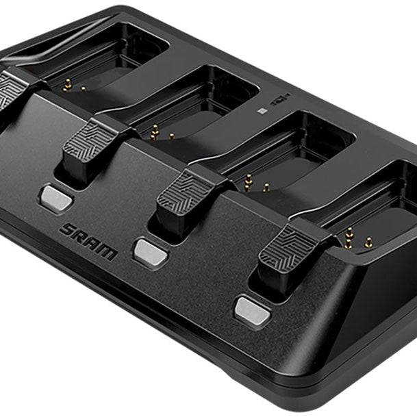 SRAM AXS and eTap Battery Charger 4-Port USB-C, No Cord, A2 - three-quarter