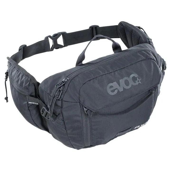 EVOC Hip Pack 3L + 1.5L Bladder 3L Bladder: Included (1.5L) Backpacks and Bags - Cycling Hydration Packs and Vests EVOC Black