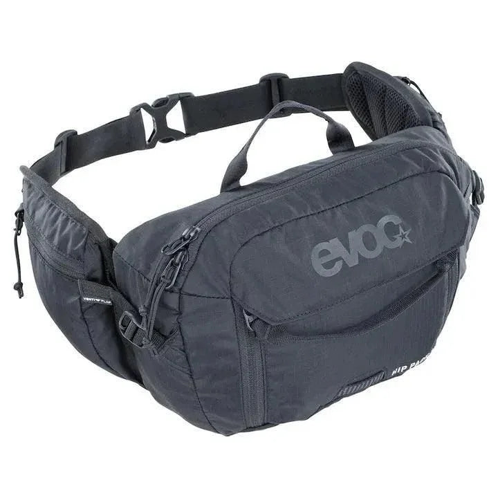 EVOC Hip Pack 3L + 1.5L Bladder 3L Bladder: Included (1.5L) Backpacks and Bags - Cycling Hydration Packs and Vests EVOC Black
