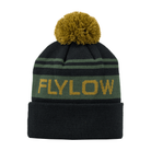 Flylow OG Pom Beanie Winter Apparel - Hats and Beanies Flylow Black/Evergreen