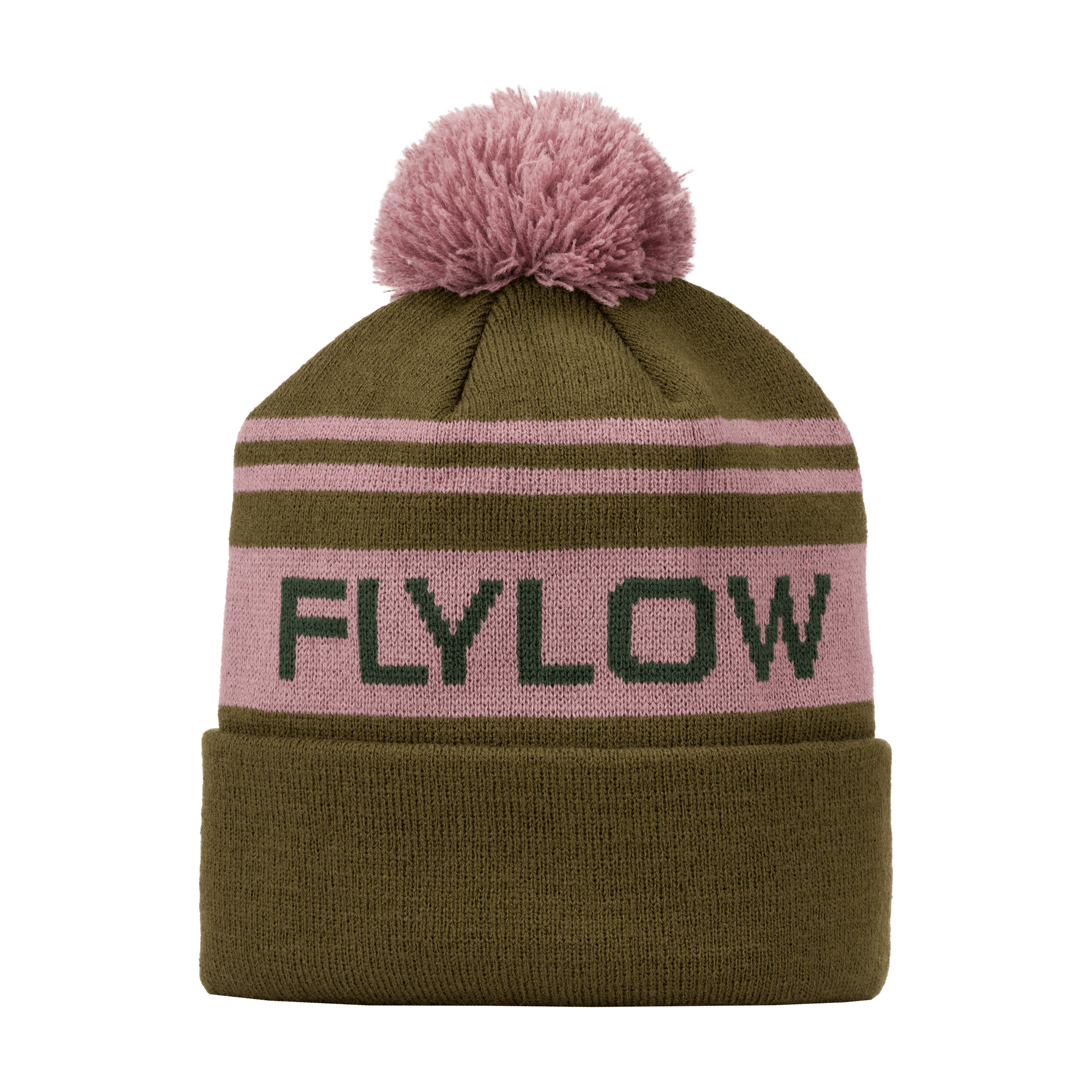 Flylow OG Pom Beanie Winter Apparel - Hats and Beanies Flylow Capers/Dusty Iris