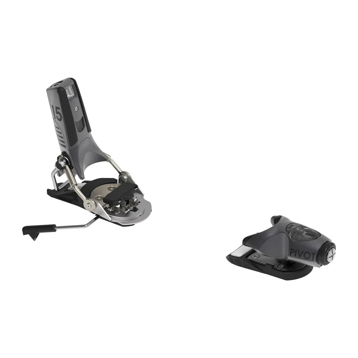 Look Pivot 2.0 15 GW Alpine Binding Ski Bindings - Alpine Binding Look 115 Black Metallic