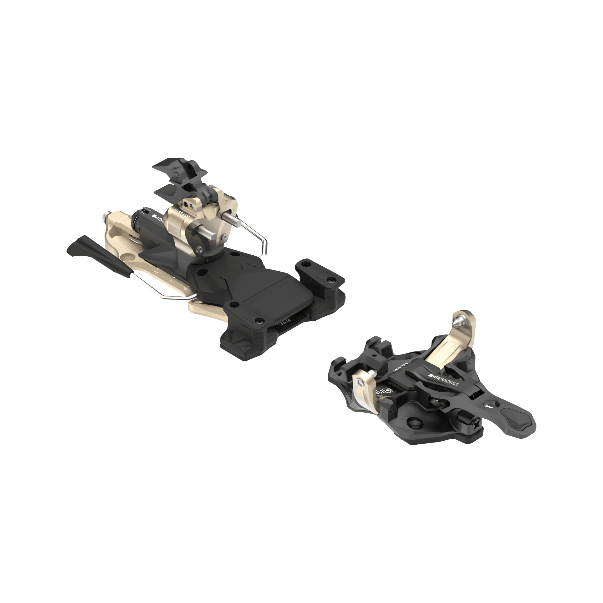 ATK Freeraider 15 Evo Touring Binding Ski Bindings - Touring Bindings - Freeride ATK 97 Black Sand