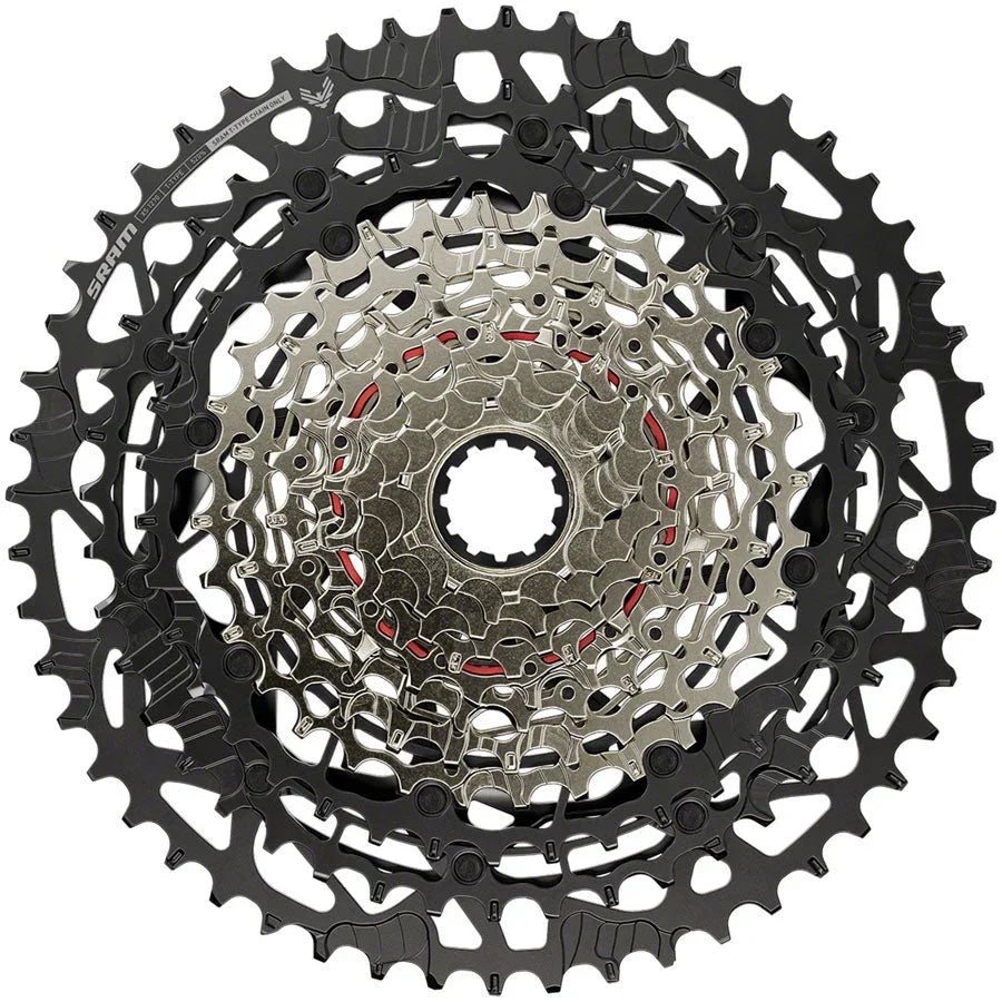 SRAM Eagle T-Type XS-1270 Cassette - 12-Speed, 10-52t, For HG (8-10) Driver, Silver/Black Cycling Parts - Cassette SRAM Default Title