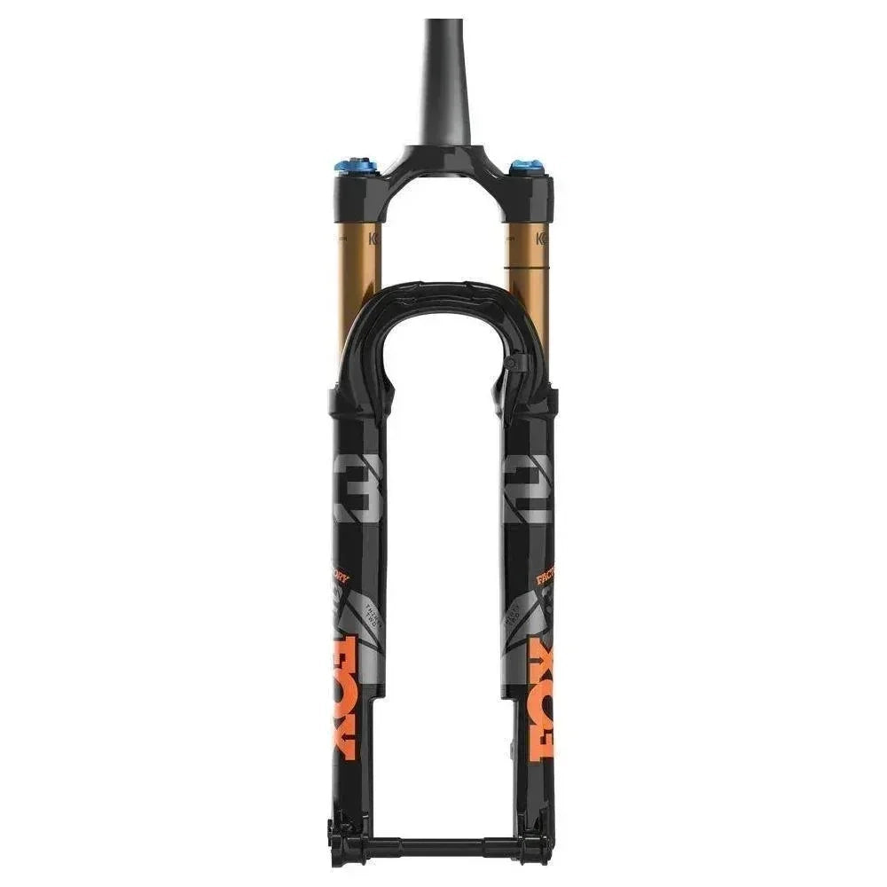 Fox 21 32 K FLOAT SC 29in F-S 100 FIT4 Psh-Unlk 2pos Shiny Blk Org/Glsblk Logo Kabolt 110 1.5 T- 44mm Rake Cycling Parts - Fork Fox
