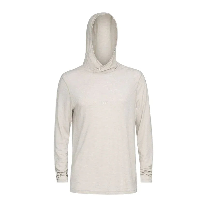 Le Bent M Featherweight Hooded LS Crew Winter Apparel - Winter Apparel Mens Base Layer Top Le Bent S Natural