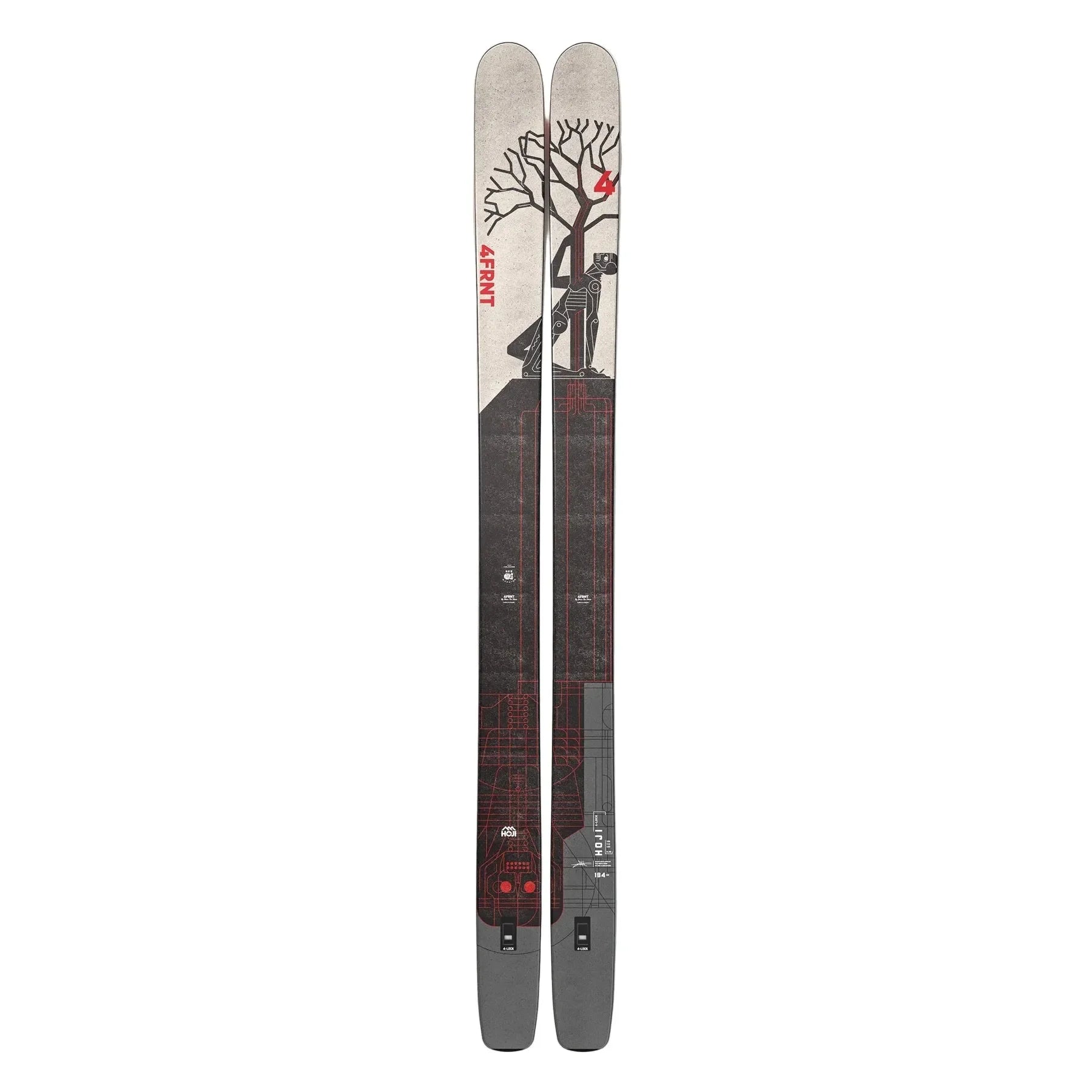 4FRNT Hoji Alpine Touring Ski Skis - Touring Skis - Freeride - Mens 4FRNT Skis