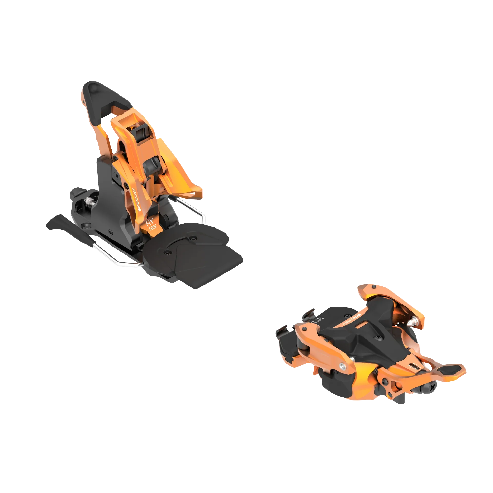 ATK HY 13 Free Alpine Touring Binding Ski Bindings - Touring Bindings - Freeride ATK 120 Orange