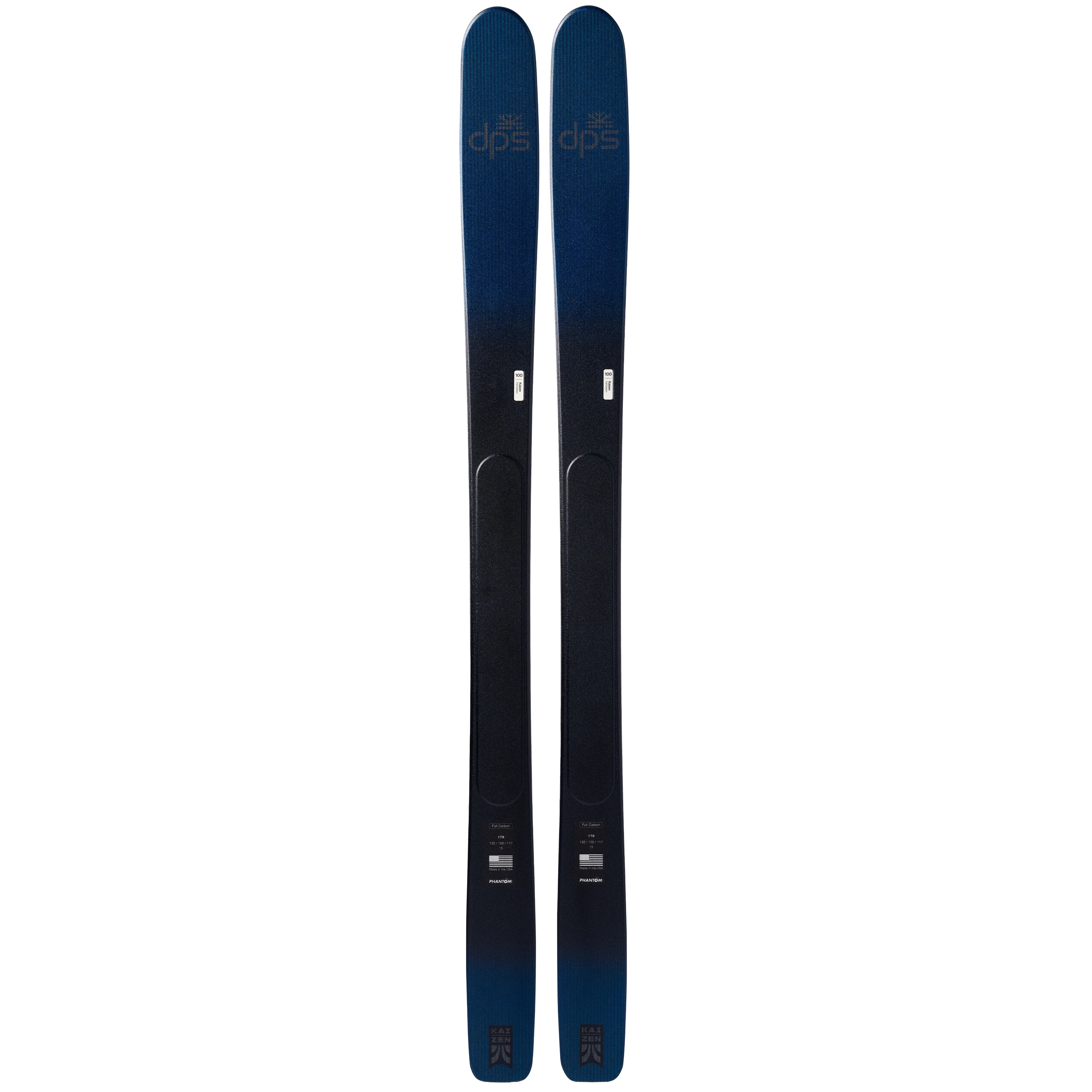 DPS Kaizen 100 Alpine Ski Skis - Alpine Skis - Mens-Unisex DPS 153 Carbon Blue