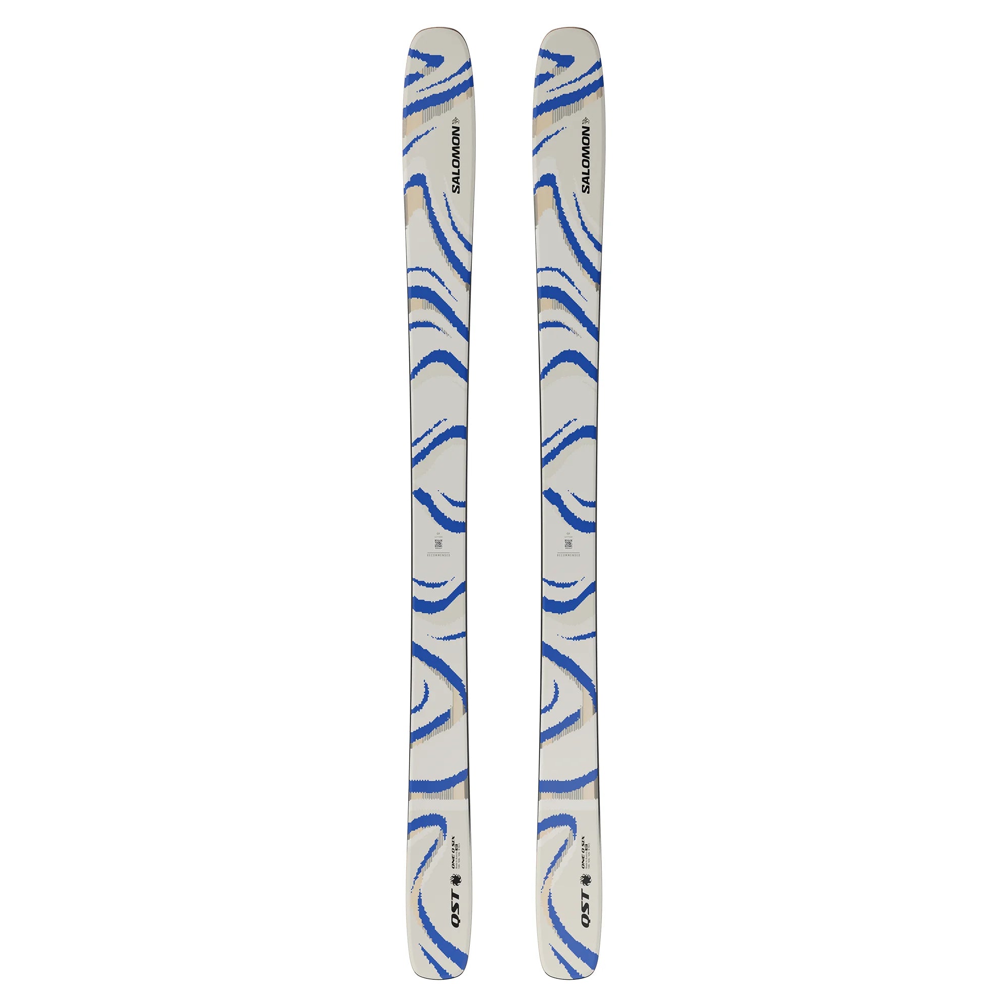 Salomon QST 106 Ski (2025) Skis - Alpine Skis Salomon 157 Almond Milk / Race Blue / Black