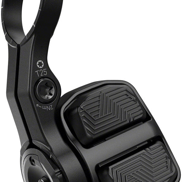SRAM AXS POD Electronic Controller - Left or Right Mount, Discrete Clamp, 2-Button, Black, D1 - three-quarter
