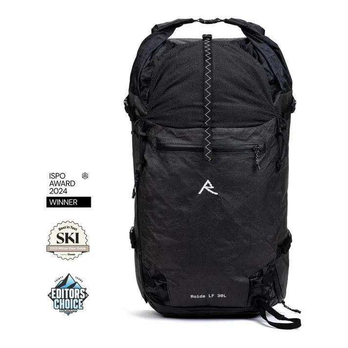 Raide LF 30L Ski Touring Pack Backpacks and Bags - Winter Pack Backcountry Raide Small Black