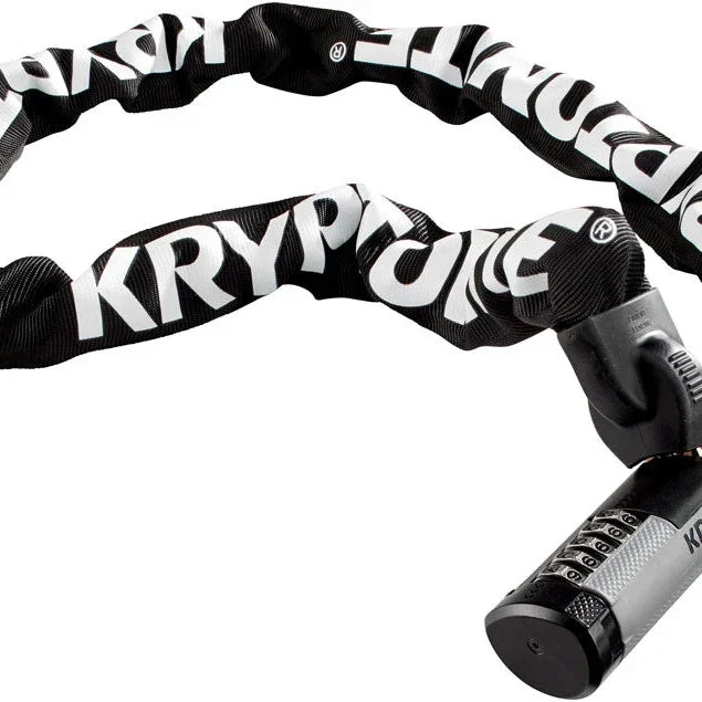 Kryptonite Kryptolok 912 Combination Integrated Chain, Black Cycling Accessories - Bike Lock Kryptonite Default Title
