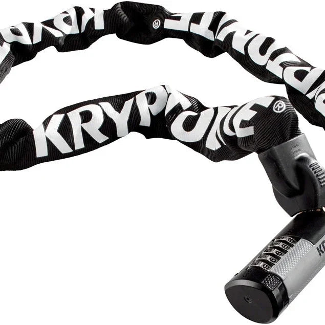 Kryptonite Kryptolok 912 Combination Integrated Chain, Black Cycling Accessories - Bike Lock Kryptonite Default Title