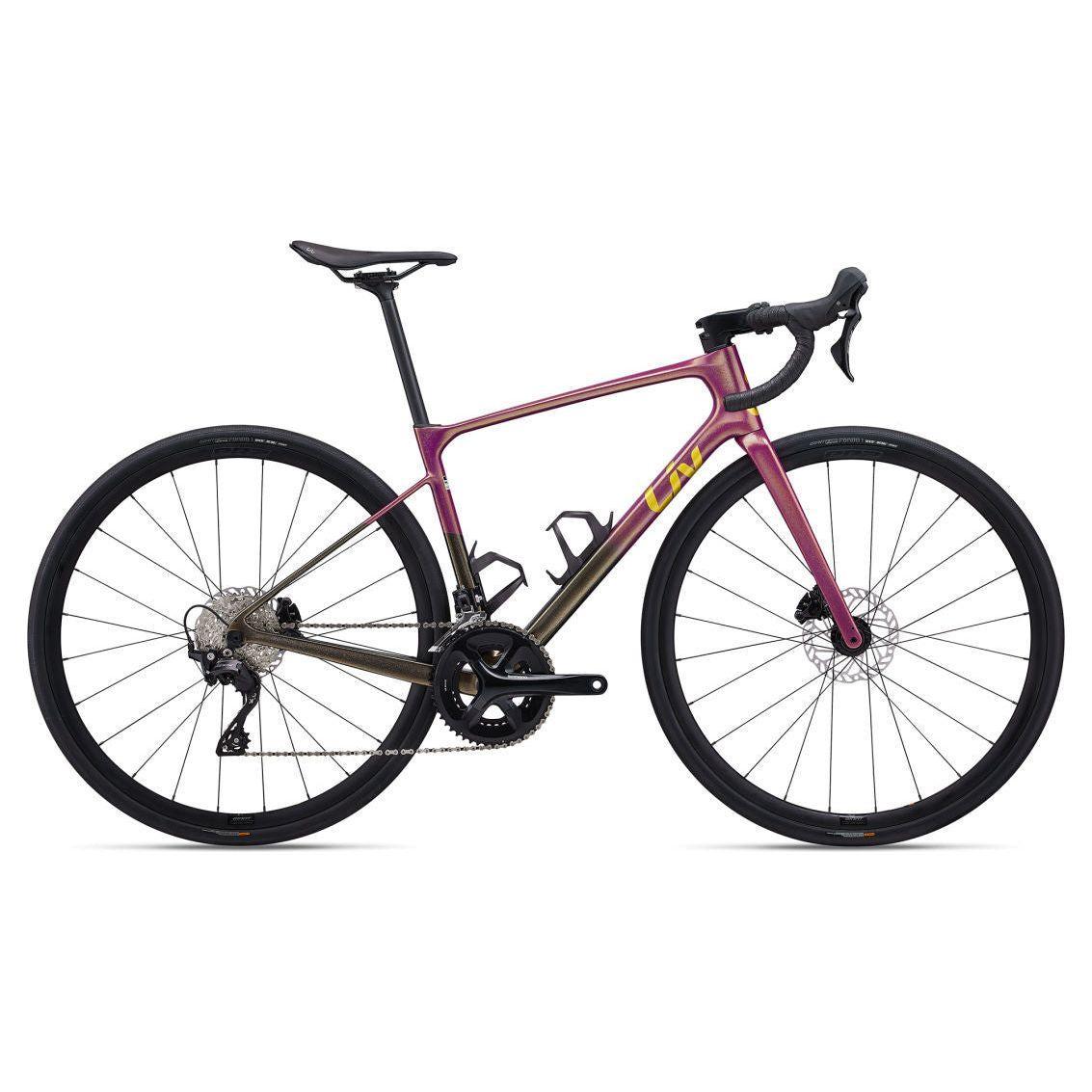 Liv Avail Advanced 2 Bicycle - Road Bikes Liv Large Mulberry Glitter