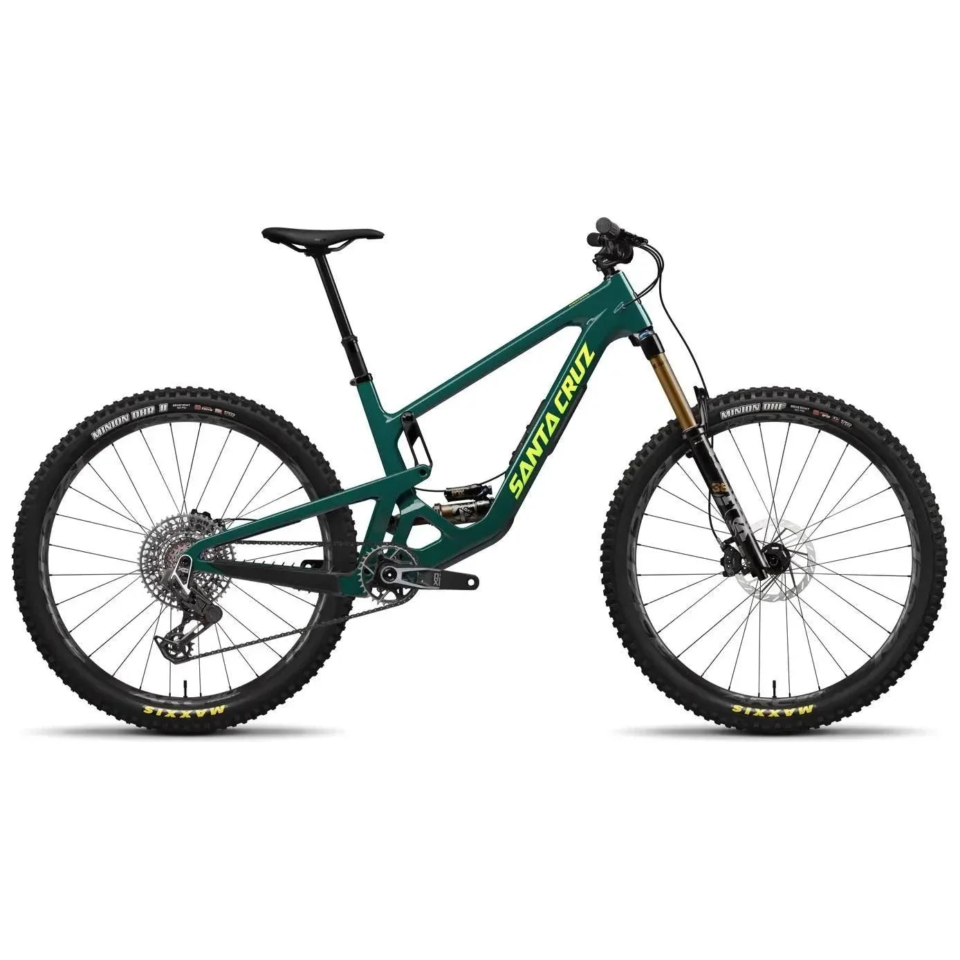 Santa Cruz Hightower 4 CC 29 X0 AXS Bicycle - Mountain - Trail Santa Cruz Bicycles Small GLOSS DAY GREEN