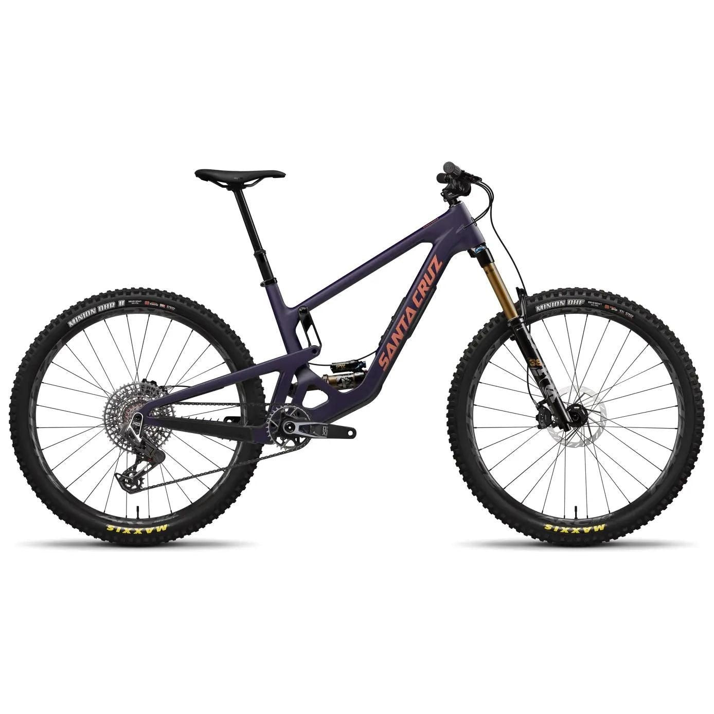 Santa Cruz Hightower 4 CC 29 X0 AXS Bicycle - Mountain - Trail Santa Cruz Bicycles Small MATTE DEEP PURPLE