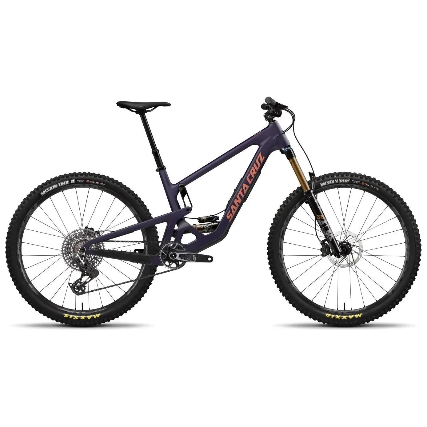 Santa Cruz Hightower 4 CC 29 X0 AXS Bicycle - Mountain - Trail Santa Cruz Bicycles Small MATTE DEEP PURPLE