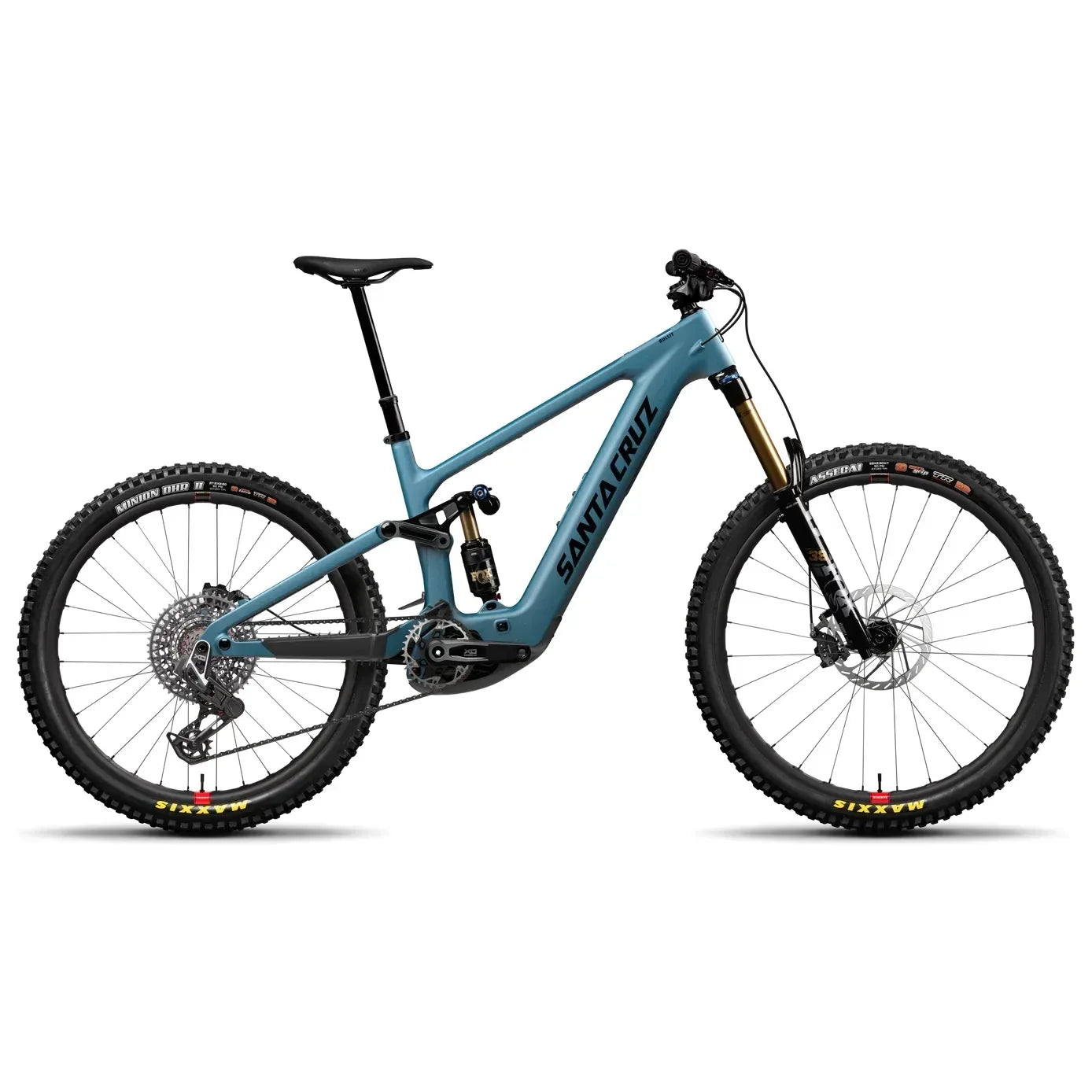 Santa Cruz Bullit 4 Carbon CC MX 26 X0 AXS-Kit Bicycle - E-Bikes - Mountain - Full Suspension Santa Cruz Bicycles Large Matte Teal Sparkle