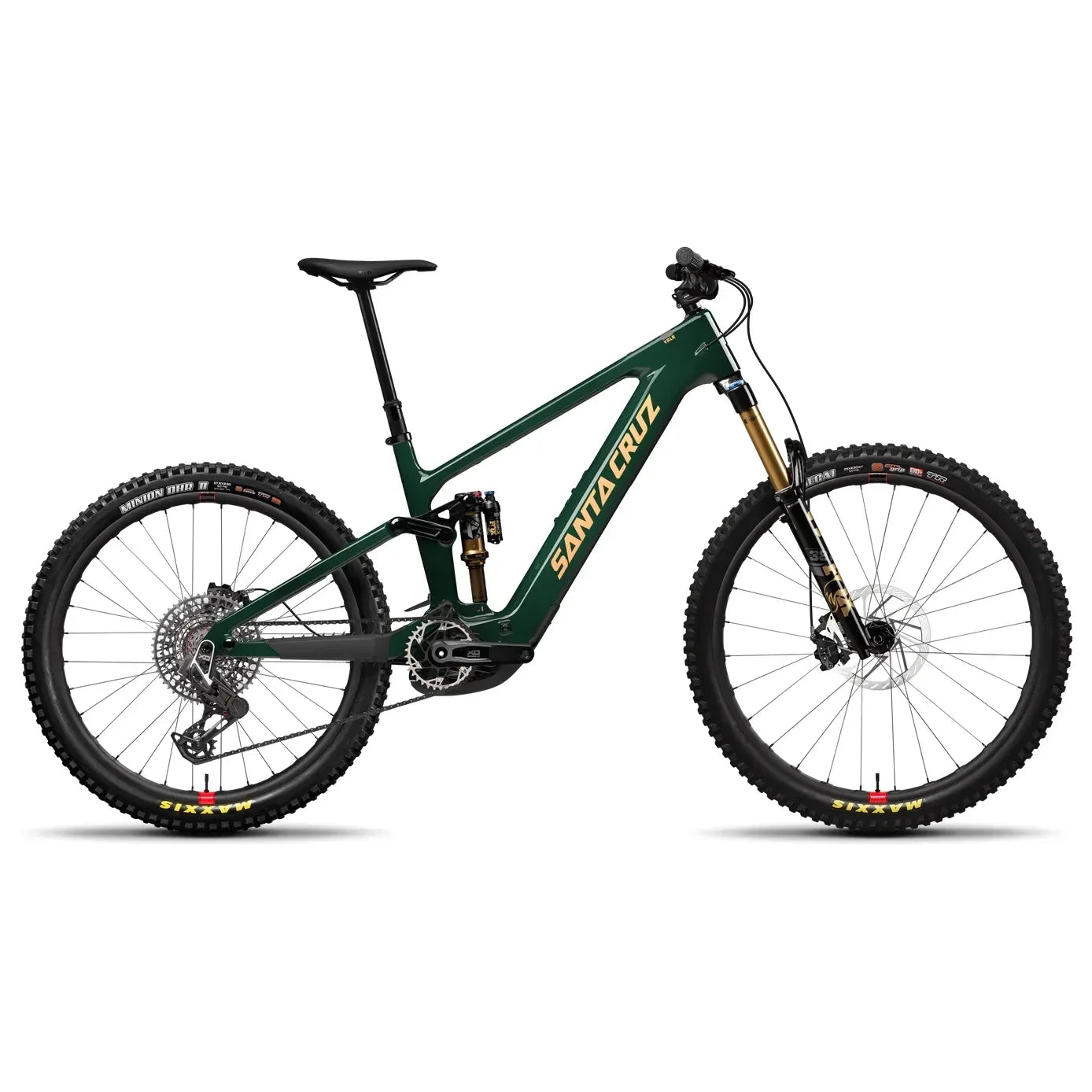 Santa Cruz Vala 1 Carbon CC MX 26 XO AXS-Kit Bicycle - E-Bikes - Mountain - Full Suspension Santa Cruz Bicycles Large Midnight Green