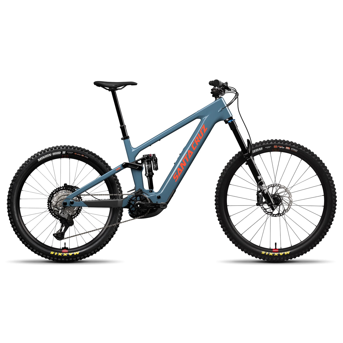 Santa Cruz Vala 1 C MX 27 XT Lite-Kit Bicycle - E-Bikes - Mountain - Full Suspension Santa Cruz Bicycles Medium Gloss Slate Blue