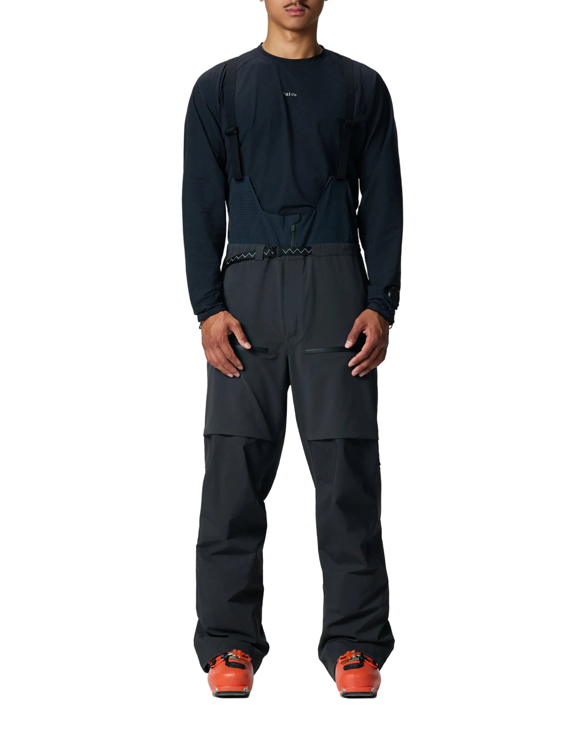Raide M Men's LF Hybrid Bib Winter Apparel - Winter Apparel Mens Softshell Bottom Raide