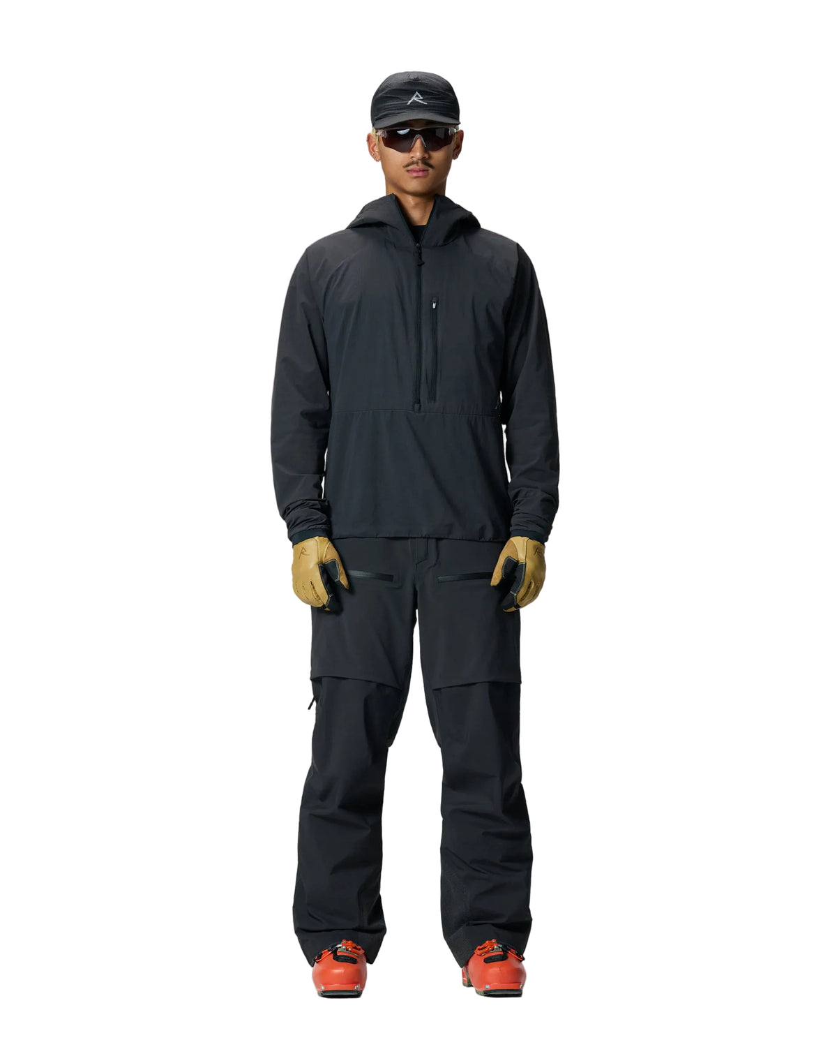 Raide Men's LF Hybrid Anorak Winter Apparel - Winter Apparel Mens Insulated Top Raide Large Black