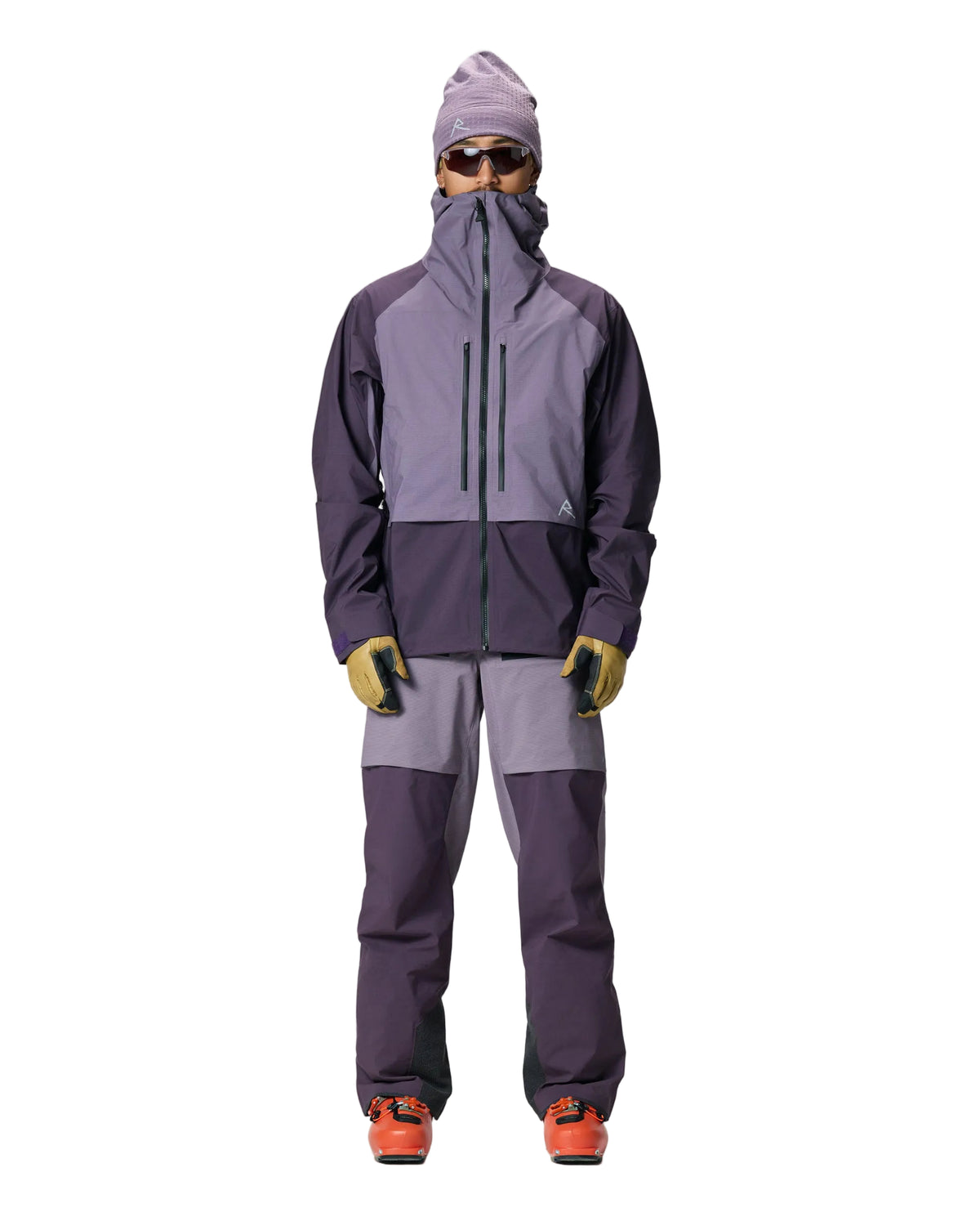 Raide Men's LF Hardshell Jacket Winter Apparel - Winter Apparel Mens Hardshell Top Raide Large Dusk