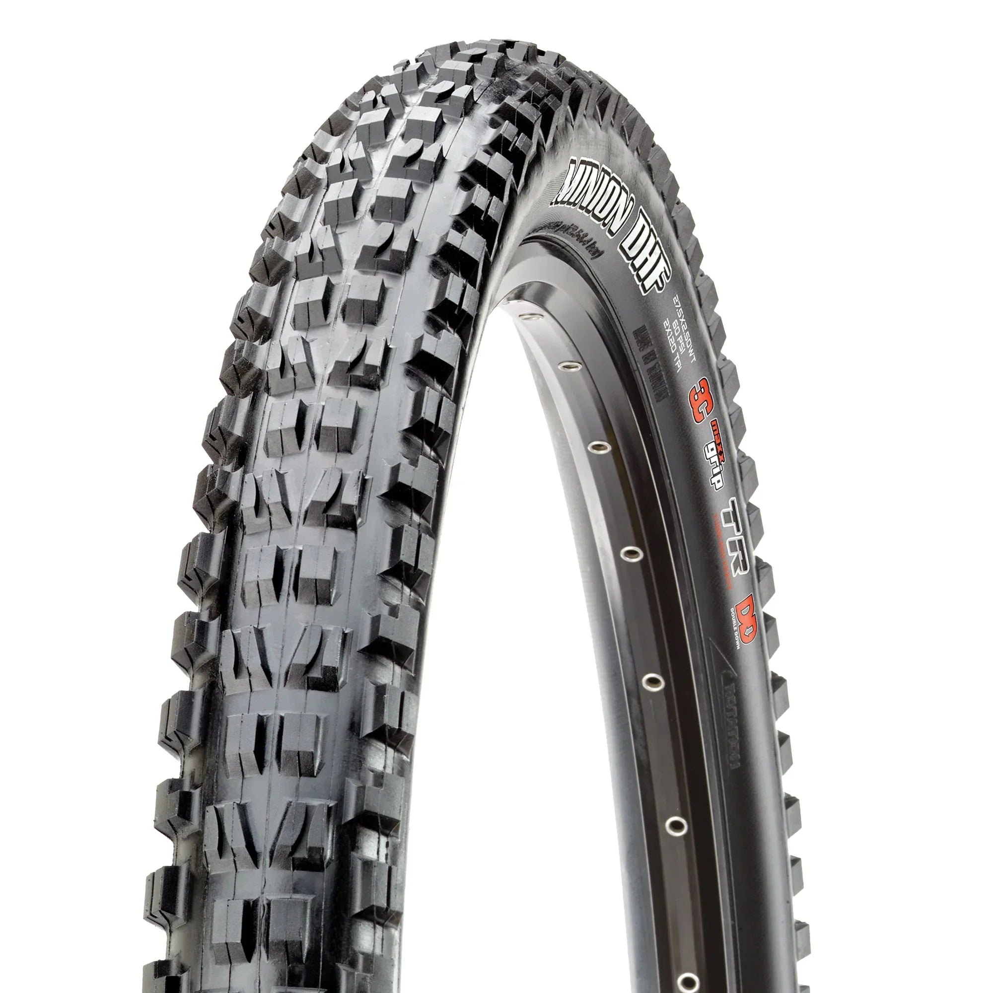 MAXXIS Minion DHF 27.5 x 2.50 Tire, Steel, 60tpi, 3C Maxx Grip Tires and Tubes - Mountain Tires - 27.5" Maxxis