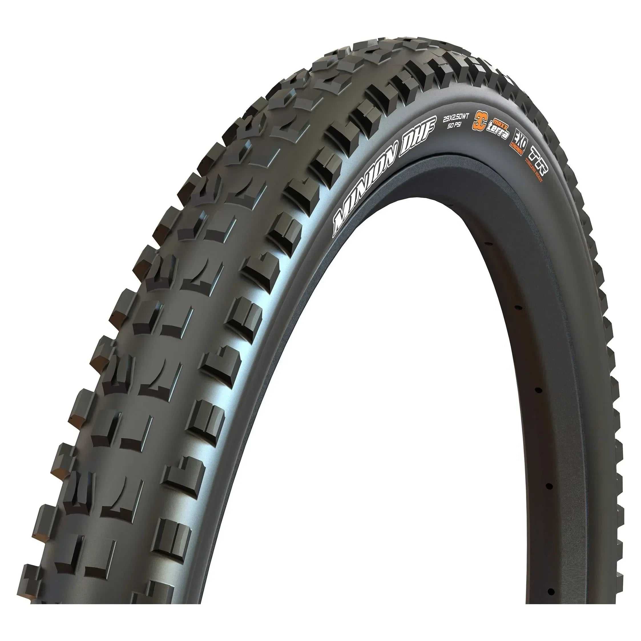 Maxxis Minion DHF 29x2.5 TR 3C Maxx Grip DD WT Tires and Tubes - Mountain Tires - 29" Maxxis