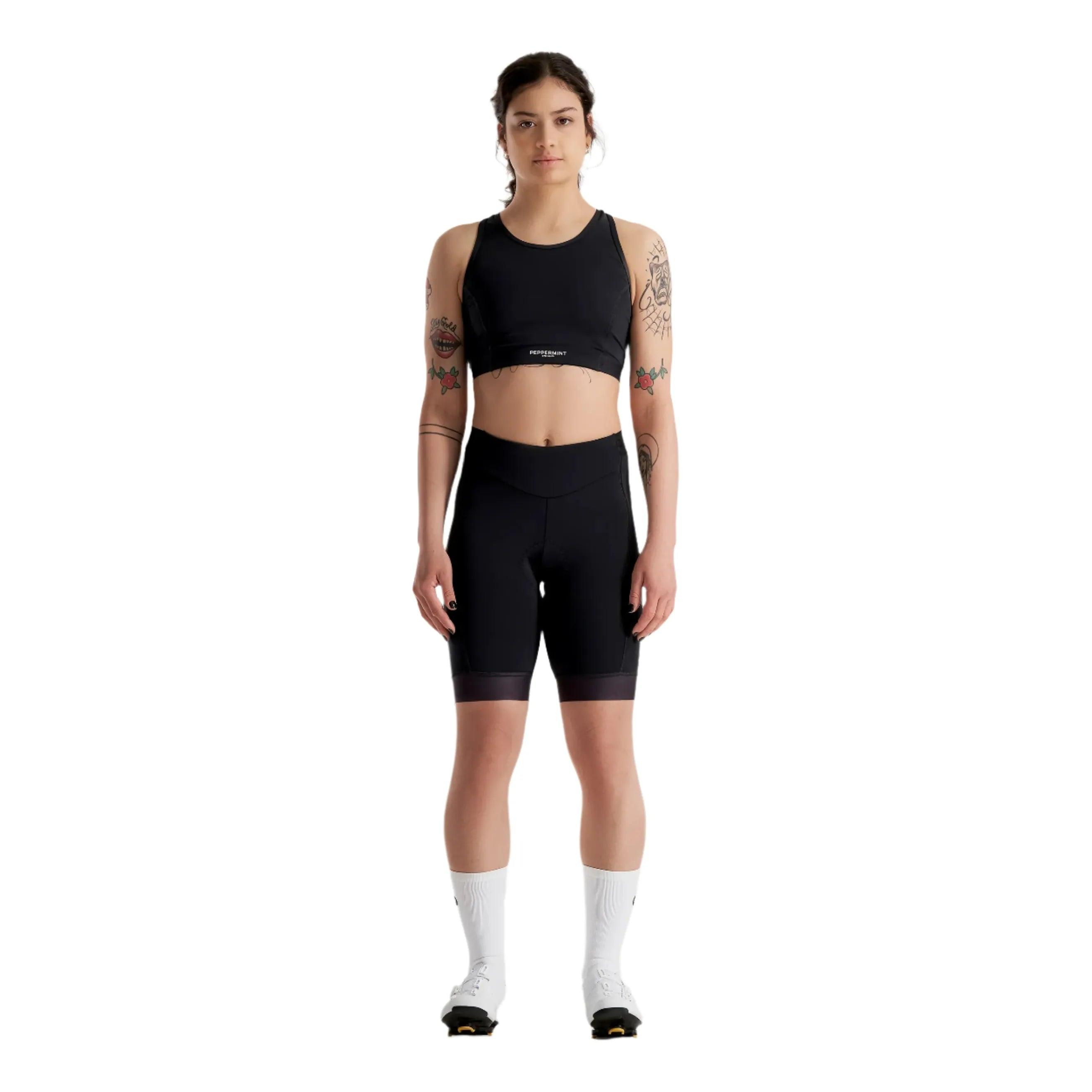 Peppermint W Signature Cargo Short Cycling Apparel - Womens - Shorts - mountain shorts Peppermint XSmall Black